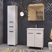 Тумба с раковиной Vigo Plaza 60 023-com цвет Белый-4