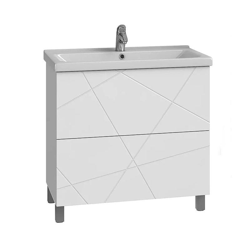 Тумба с раковиной Vigo Geometry 80 025-com 