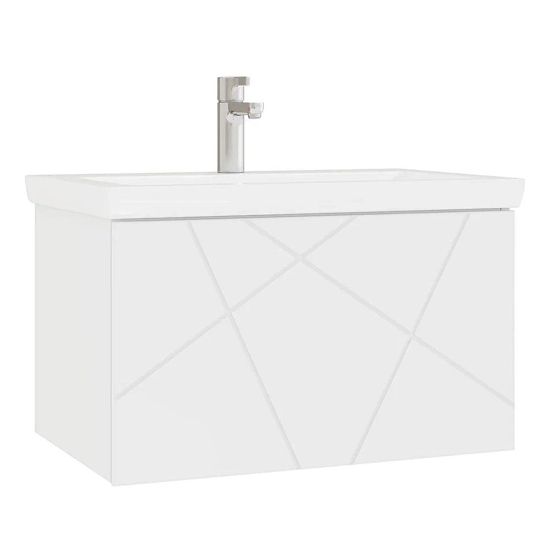 Тумба с раковиной Vigo Geometry 70 034-com подвесная 