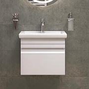 Тумба с раковиной Vigo Holly 50 038-com подвесная цвет Белый-2