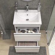 Тумба с раковиной Vigo Holly 60 039-com цвет Белый-5