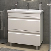 Тумба с раковиной Vigo Holly 80 041-com цвет Белый-3