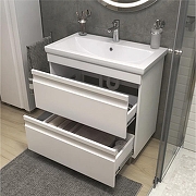 Тумба с раковиной Vigo Holly 80 041-com цвет Белый-4