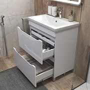 Тумба с раковиной Vigo Grani 70 202-com цвет Белый-3