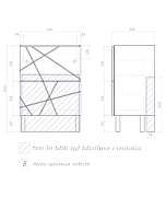 Тумба под раковину Vigo Geometry 60 tn.bsf.GEO.COM.60.2Y бетон цвет Белый-5