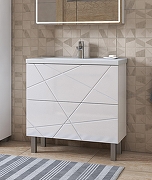 Тумба с раковиной Vigo Geometry 70 tn.bsf.GEO.COM.70.2Y-com цвет Белый-2