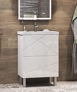 Тумба с раковиной Vigo Geometry 50 tn.bsf.GEO.FOS.50.2Y-com цвет Белый-2