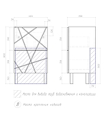 Тумба с раковиной Vigo Geometry 50 tn.bsf.GEO.FOS.50.2Y бетон-com цвет Бетон Белый-5