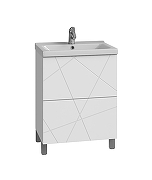 Тумба с раковиной Vigo Geometry 60 tn.bsf.GEO.FOS.60.2Y-com цвет Белый