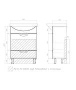 Тумба с раковиной Vigo Callao 60 tn.CAL.BAL.60.2Y-com цвет Белый-5