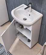 Тумба с раковиной Vigo Callao 45 L tn.CAL.UYU.45.1D-com цвет Белый-3