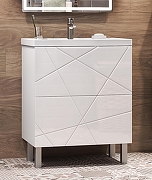 Тумба с раковиной Vigo Geometry 70 tn.GEO.FOS.70.2Y-com цвет Белый-1