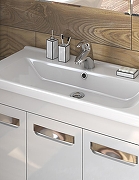 Тумба с раковиной Vigo Plaza 80 tn.PLA.MIR.80.2D.2Y-com цвет Белый-2