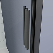 Душевая дверь Veconi Ottimo 120 OP20GR-120-01-C9 профиль Графит брашированный стекло прозрачное-1
