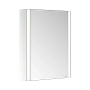 Зеркальный шкаф Keuco Somaris 60 14501001101 с подсветкой цвет Серебро