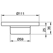 Мыльница Keuco Plan 14955009000 цвет Прозрачный-1