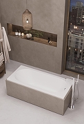 Акриловая ванна Alba Spa Supreme 170х75 ВПР041000200 цвет Белый глянцевый-1