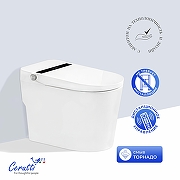 Унитаз биде Ceruttispa Афра (Afra) Smart CT12152 12152 приставной цвет Белый с сиденьем Микролифт