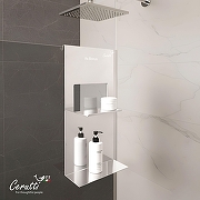 Металлическая полка Ceruttispa ALLESA 11485 цвет Хром-3
