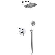Душевая система Lemark Белуга_Beluga LMF-8055B-C цвет Хром