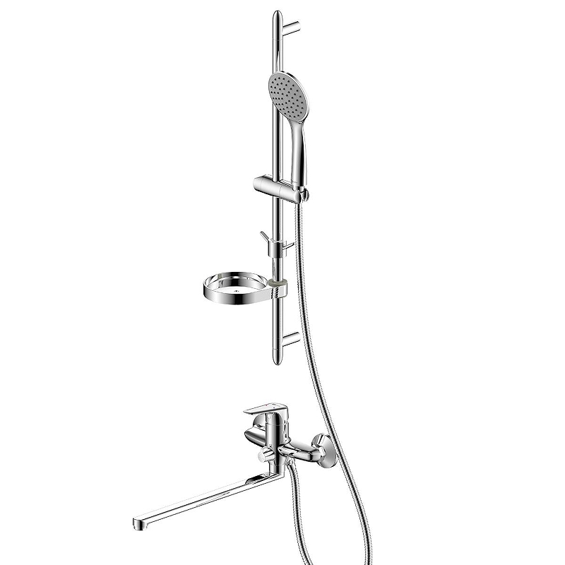 Смеситель для ванны Lemark Set LM7305C универсальный 