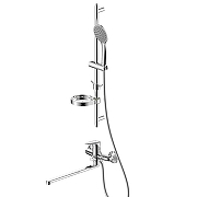 Смеситель для ванны Lemark Set LM7305C универсальный цвет Хром