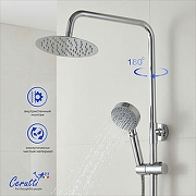 Душевая система Ceruttispa Орацио (Orazio) RS CT12067 12067 цвет Хром глянцевый-2