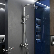 Душевая система Ceruttispa Орацио (Orazio) RS CT12067 12067 цвет Хром глянцевый-6