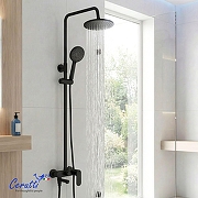 Душевая система Ceruttispa Орацио (Orazio II) RSMB CT12075 12075 цвет Черный матовый-5