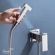 Гигиенический душ со смесителем Ceruttispa Резия (Resia) SH CT12130 12130 цвет Хром глянцевый-3