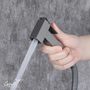 Гигиенический душ со смесителем Ceruttispa Резия (Resia) CHGR CT12132 12132 цвет Серый матовый-2