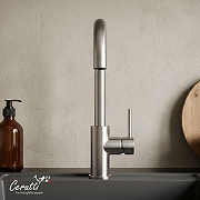 Cмеситель для кухни Ceruttispa Дуилио (Duilio) BN CT10102 12102 цвет Никель матовый-4
