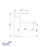 Смеситель для раковины Ceruttispa Клелия (Clelia) CT12059 12059 цвет Хром-4