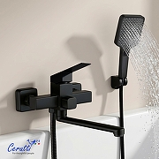 Смеситель для ванны Ceruttispa Клелия (Clelia) VXLMB CT12066 12066 цвет Черный матовый-6
