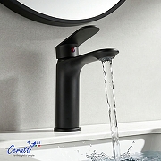 Смеситель для раковины Ceruttispa Орацио (Orazio) MB CT12070 12070 цвет Черный матовый-2