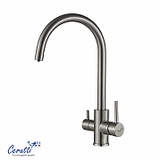 Cмеситель для кухни Ceruttispa Аниэлло (Aniello) BN CT12088 12088 цвет Никель матовый-5
