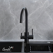 Cмеситель для кухни Ceruttispa Аниэлло (Aniello) B CT12089 12089 цвет Черный матовый-4