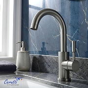 Смеситель для раковины Ceruttispa Сельсо (Celso) GR CT12097 12097 цвет Серый матовый-5
