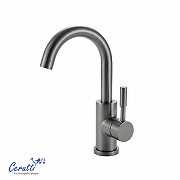 Смеситель для раковины Ceruttispa Сельсо (Celso) GR CT12097 12097 цвет Серый матовый-6