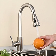 Cмеситель для кухни Ceruttispa Эннио (Ennio) BN CT12106 12106 цвет Никель матовый-2