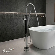 Смеситель для ванны Ceruttispa Тобия (Tobia) CT12112 12112 цвет Хром-4