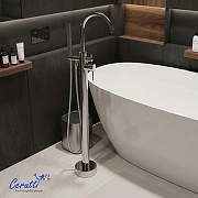 Смеситель для ванны Ceruttispa Тобия (Tobia) CT12112 12112 цвет Хром-5