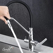 Cмеситель для кухни Ceruttispa Эльзе (Else) BN CT12123 12123 цвет Никель матовый-3