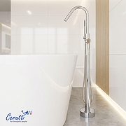 Смеситель для ванны Ceruttispa Селла (Sella) CT12134 12134 цвет Хром-4