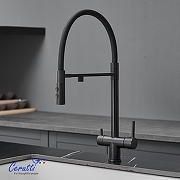 Cмеситель для кухни Ceruttispa Торре (Torre) B CT12135 12135 цвет Черный матовый-2