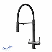 Cмеситель для кухни Ceruttispa Торре (Torre) GR CT12136 12136 цвет Серый матовый-3