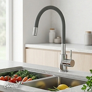 Cмеситель для кухни Ceruttispa Атэна (Atena) H-G CT12140 12140 цвет Хром Серый-2