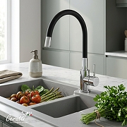 Cмеситель для кухни Ceruttispa Атэна (Atena) H-B CT12141 12141 цвет Хром Черный-2
