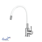 Cмеситель для кухни Ceruttispa Атэна (Atena) H-W CT12142 12142 цвет Хром Белый-5