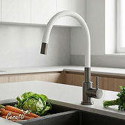 Cмеситель для кухни Ceruttispa Атэна (Atena) GG-W CT12145 12145 цвет Графит Белый-2